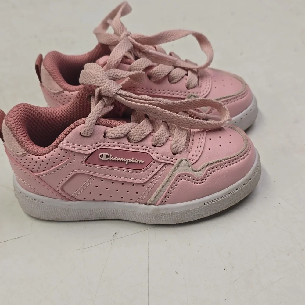 Champion Kids Pink Sneakers‎ with Laces Size 5